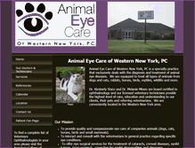 Tablet Screenshot of animaleyecareofwny.com